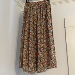 Vintage Prairie Floral Skirt